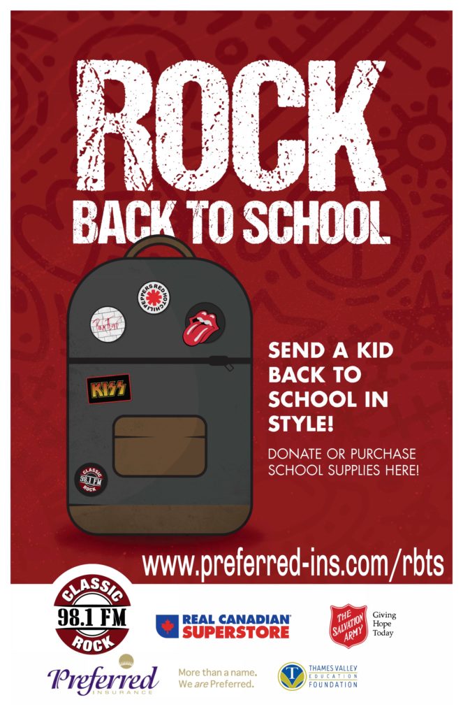 Rock Back to School Poster