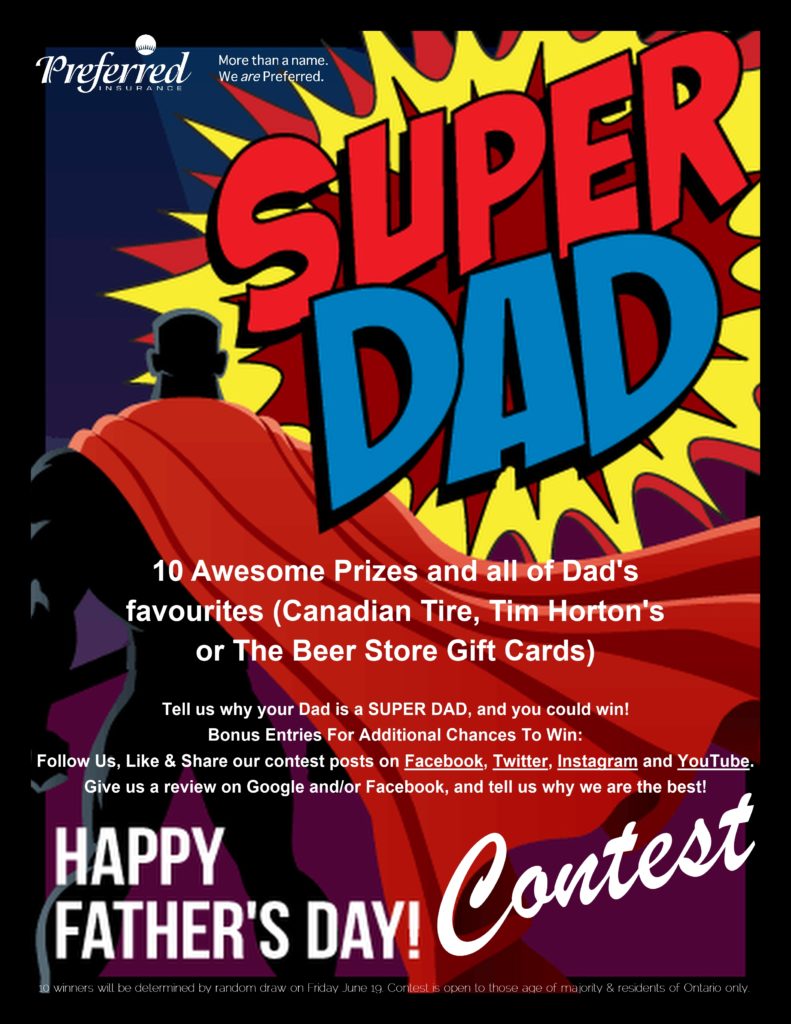 Preferred Father Day Contest 2020