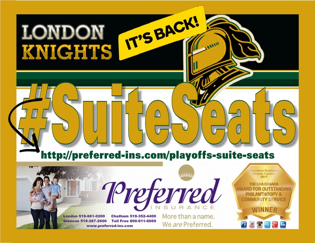 London Knights Suite Seats Contest Playoffs 2022