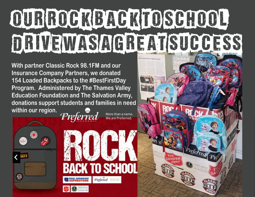 Rock Back to School Campaign a huge success for Best First Day Program & kids families in need