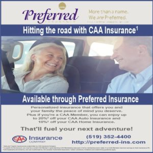 CAA Insurance Company Car Auto Insurance Home House Insurance MyPace Preferred Chatham Ontario Kent Essex Blenheim Tilbury Comber Belle River